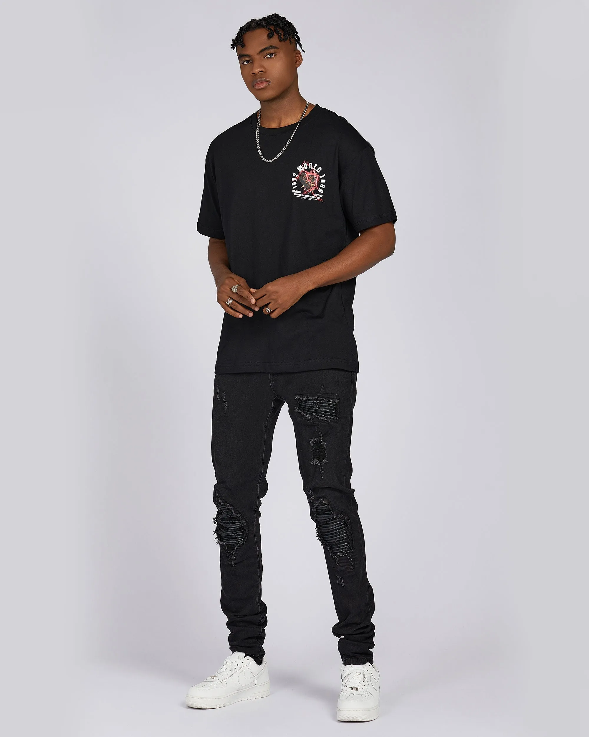100% Cotton Bold Graphic Tee-Mexico Local Delivery