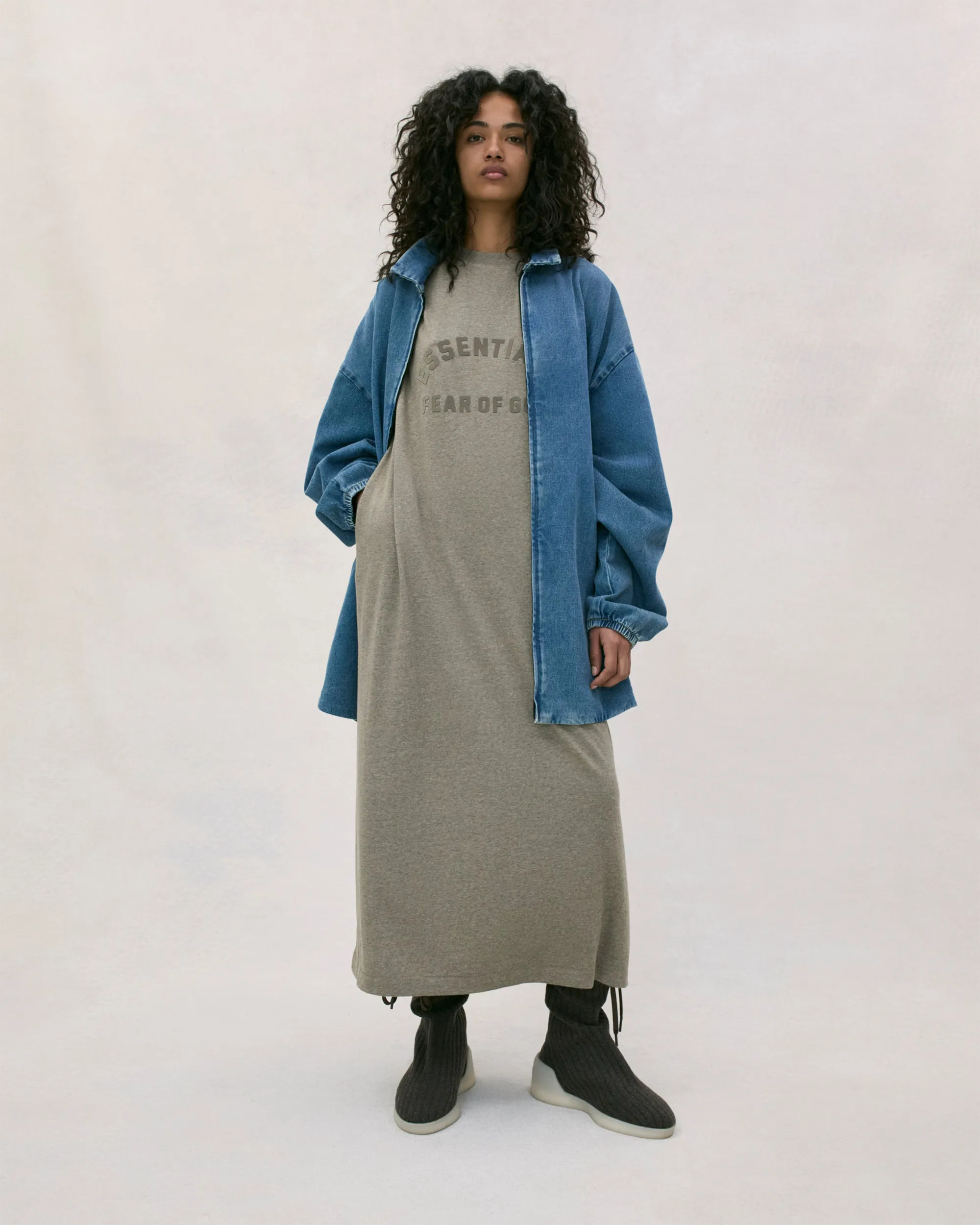 3/4 Sleeve Dress - Black