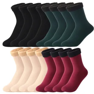 8Pairs Lot Women Men Winter Warm Thicken Thermal Socks