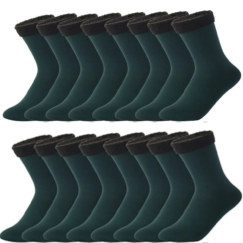 8Pairs Lot Women Men Winter Warm Thicken Thermal Socks