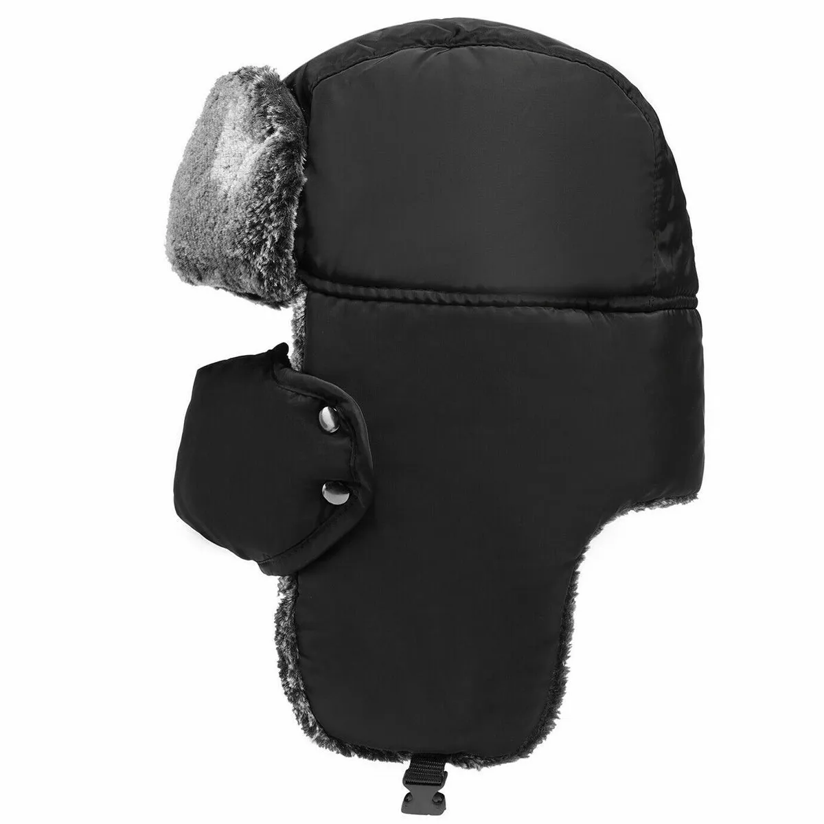 Adults Waterproof Thermal Fleece Lined Bomber Trapper Hat