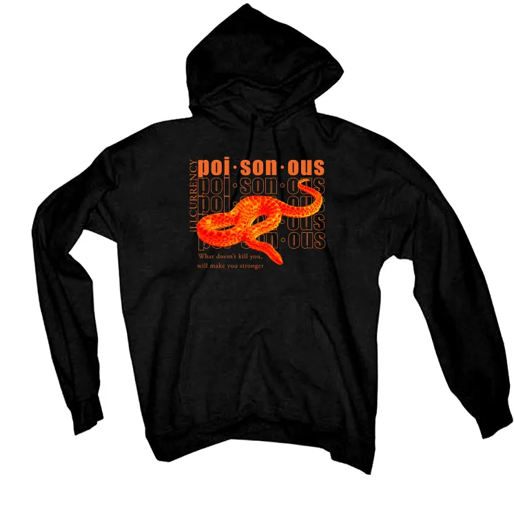 Air Jordan 12 Brilliant Orange - Black T-Shirt (POISONOUS)