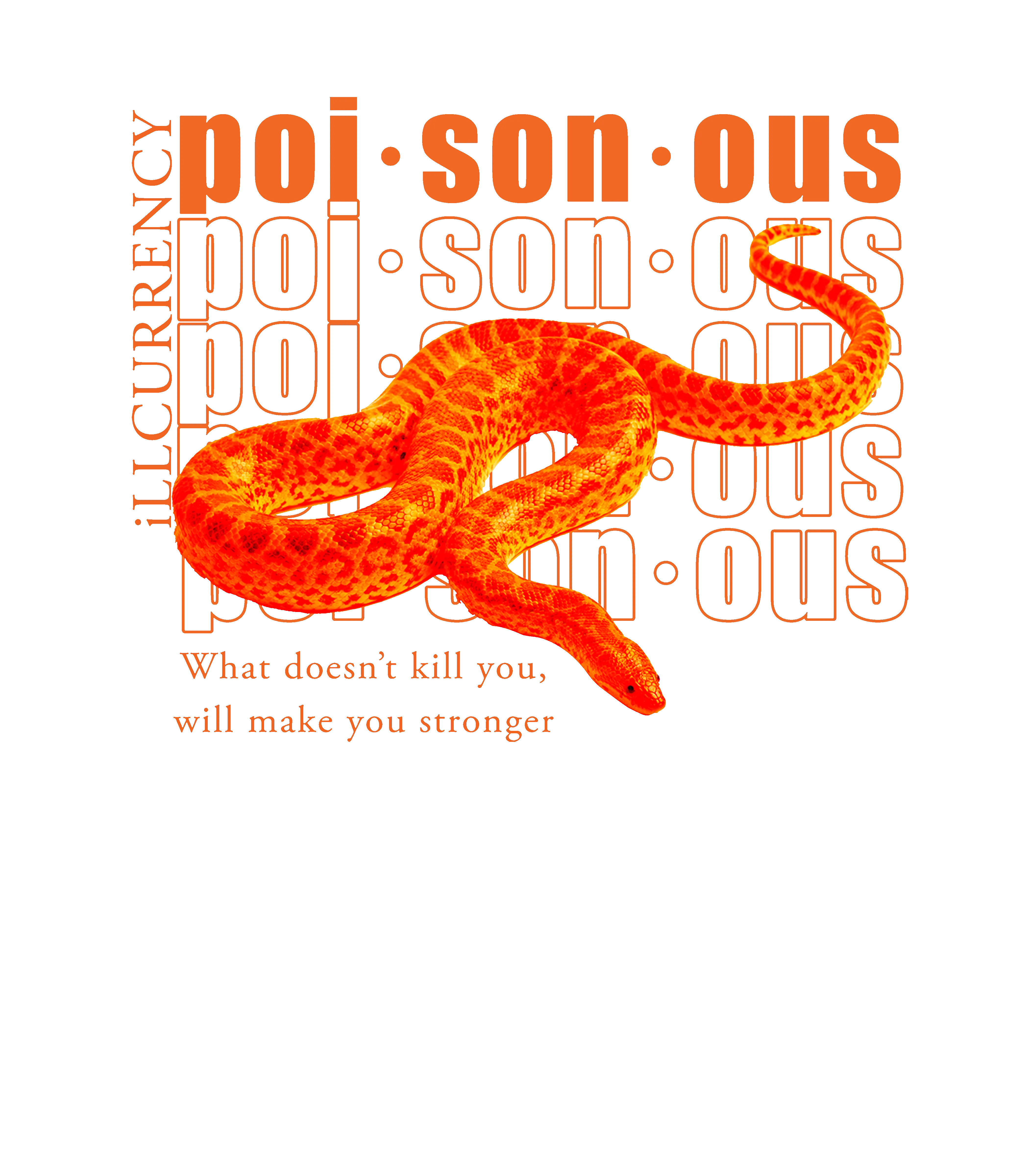 Air Jordan 12 Brilliant Orange - White T-Shirt (POISONOUS)