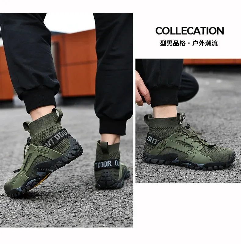 Antiskid Breathable Outdoor Shoes for Men and Women,Mountaineering Shoes,Hiking and Camping,Wear-Resistant,Running and Field