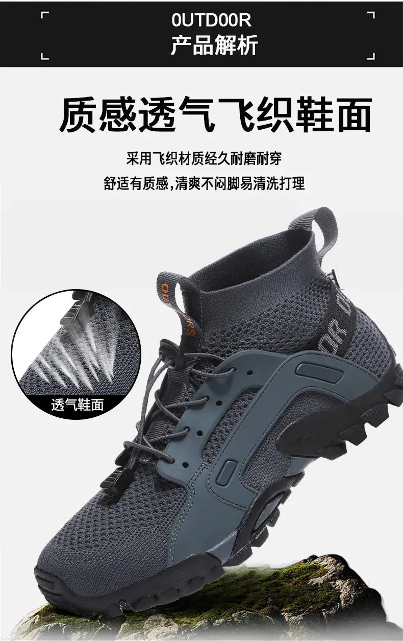 Antiskid Breathable Outdoor Shoes for Men and Women,Mountaineering Shoes,Hiking and Camping,Wear-Resistant,Running and Field