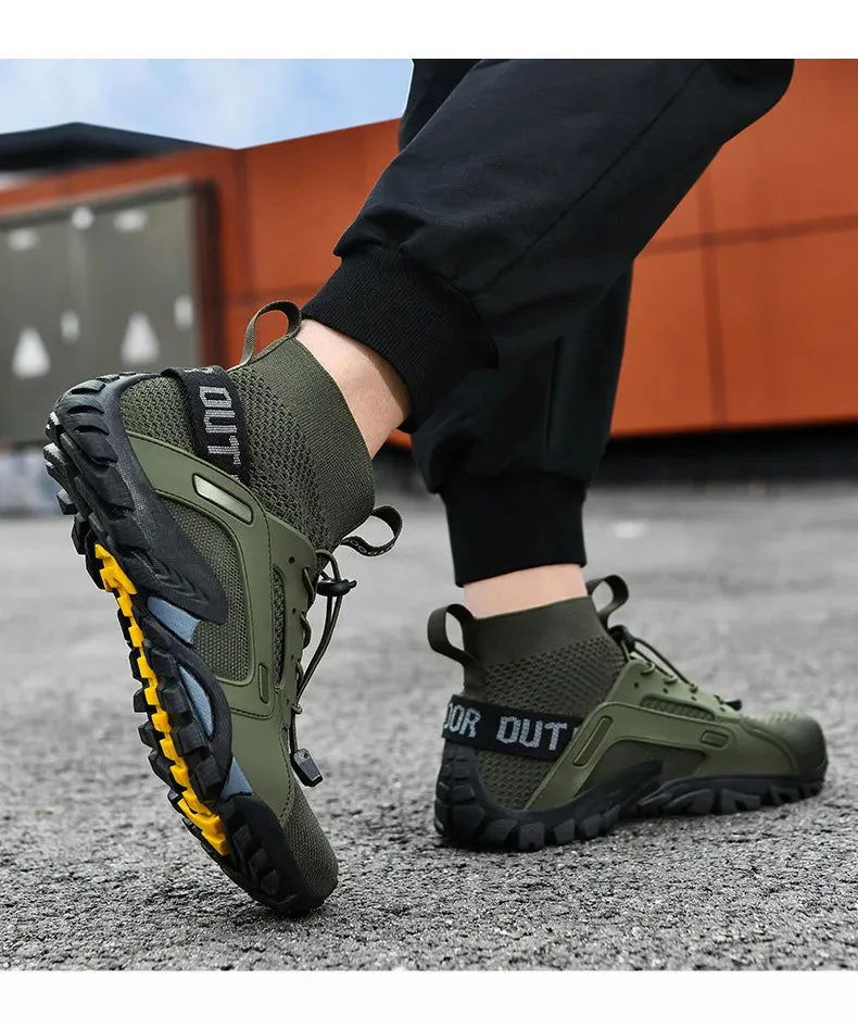 Antiskid Breathable Outdoor Shoes for Men and Women,Mountaineering Shoes,Hiking and Camping,Wear-Resistant,Running and Field