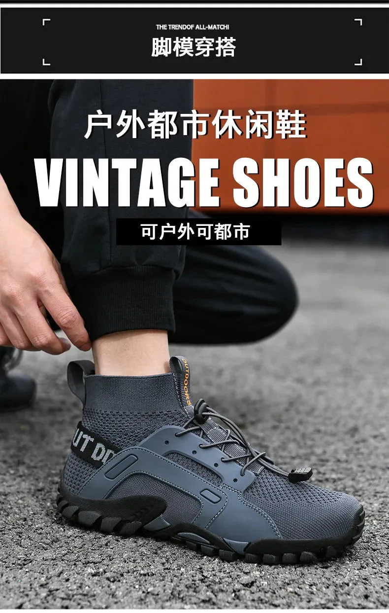 Antiskid Breathable Outdoor Shoes for Men and Women,Mountaineering Shoes,Hiking and Camping,Wear-Resistant,Running and Field