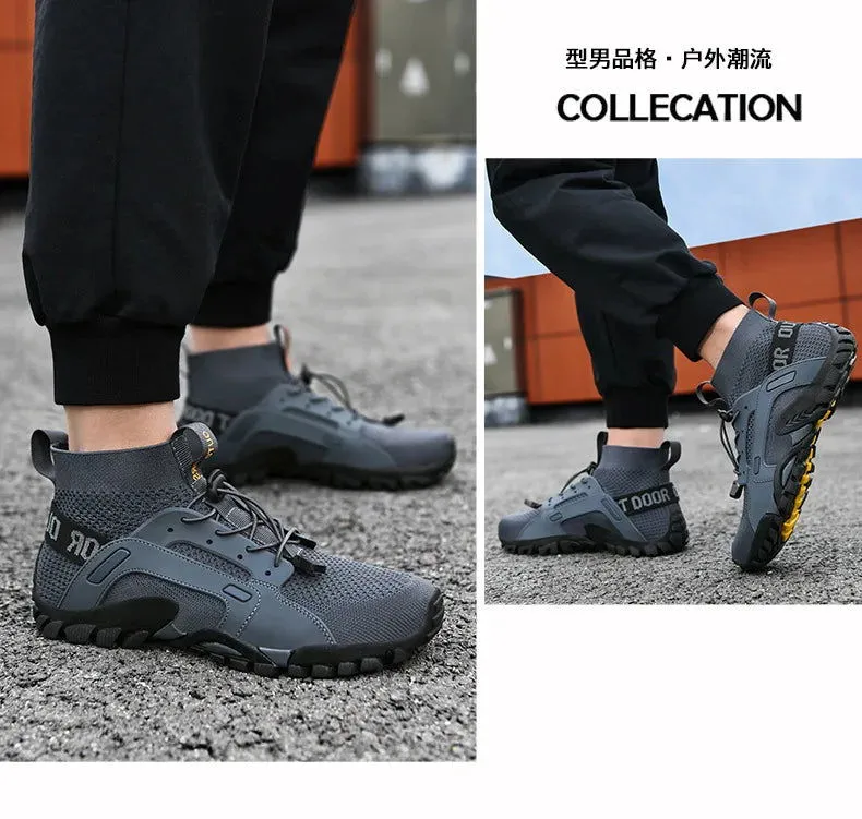 Antiskid Breathable Outdoor Shoes for Men and Women,Mountaineering Shoes,Hiking and Camping,Wear-Resistant,Running and Field