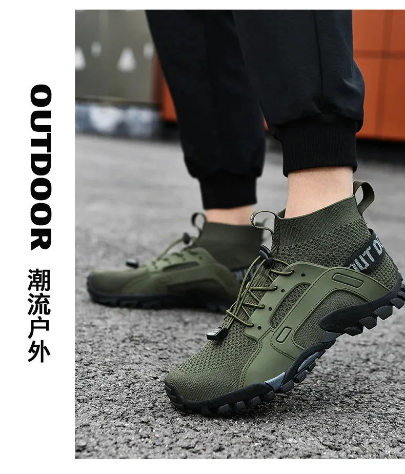 Antiskid Breathable Outdoor Shoes for Men and Women,Mountaineering Shoes,Hiking and Camping,Wear-Resistant,Running and Field
