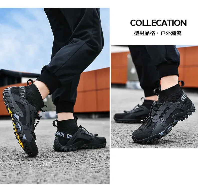 Antiskid Breathable Outdoor Shoes for Men and Women,Mountaineering Shoes,Hiking and Camping,Wear-Resistant,Running and Field