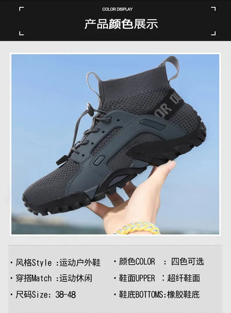 Antiskid Breathable Outdoor Shoes for Men and Women,Mountaineering Shoes,Hiking and Camping,Wear-Resistant,Running and Field