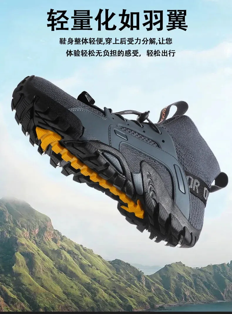 Antiskid Breathable Outdoor Shoes for Men and Women,Mountaineering Shoes,Hiking and Camping,Wear-Resistant,Running and Field