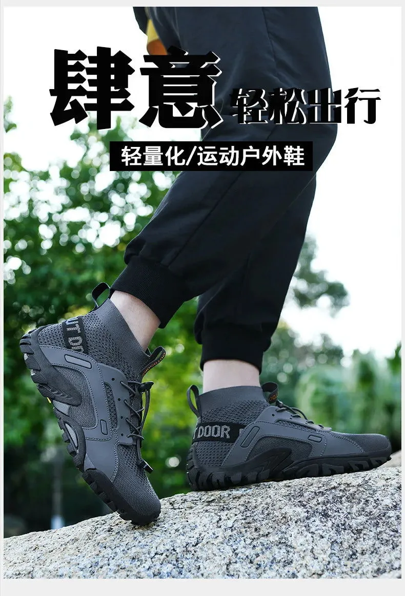 Antiskid Breathable Outdoor Shoes for Men and Women,Mountaineering Shoes,Hiking and Camping,Wear-Resistant,Running and Field