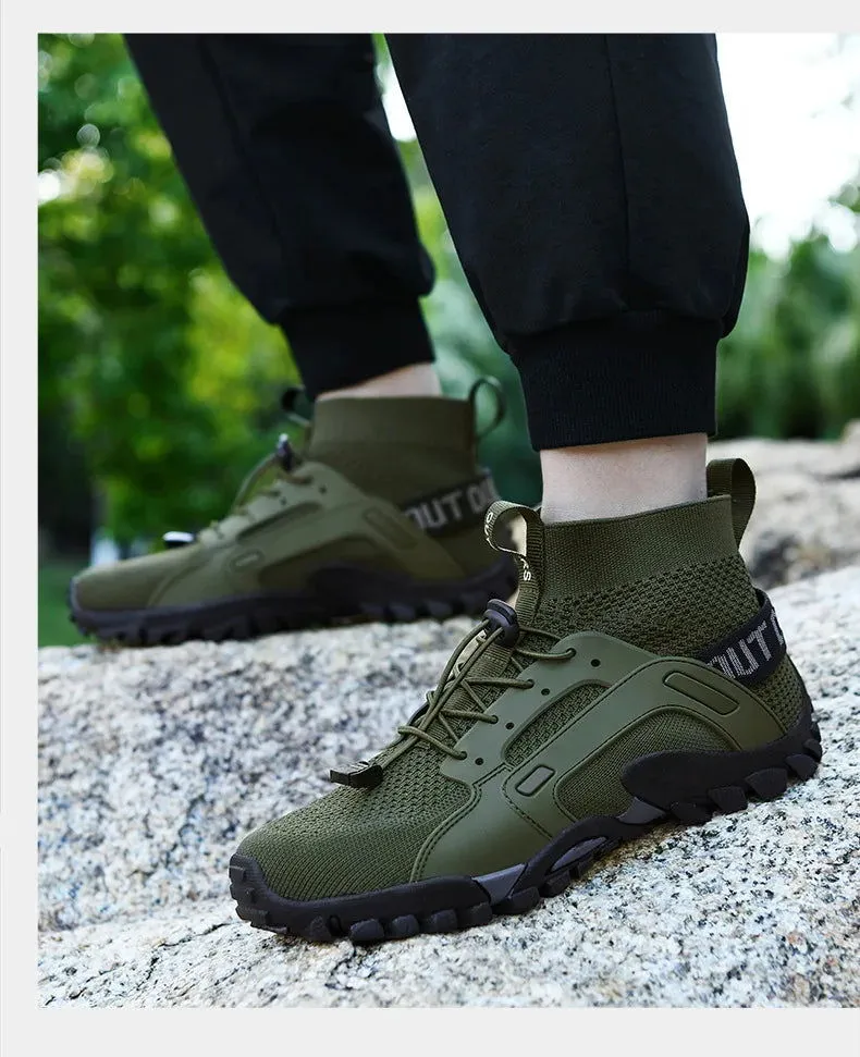 Antiskid Breathable Outdoor Shoes for Men and Women,Mountaineering Shoes,Hiking and Camping,Wear-Resistant,Running and Field