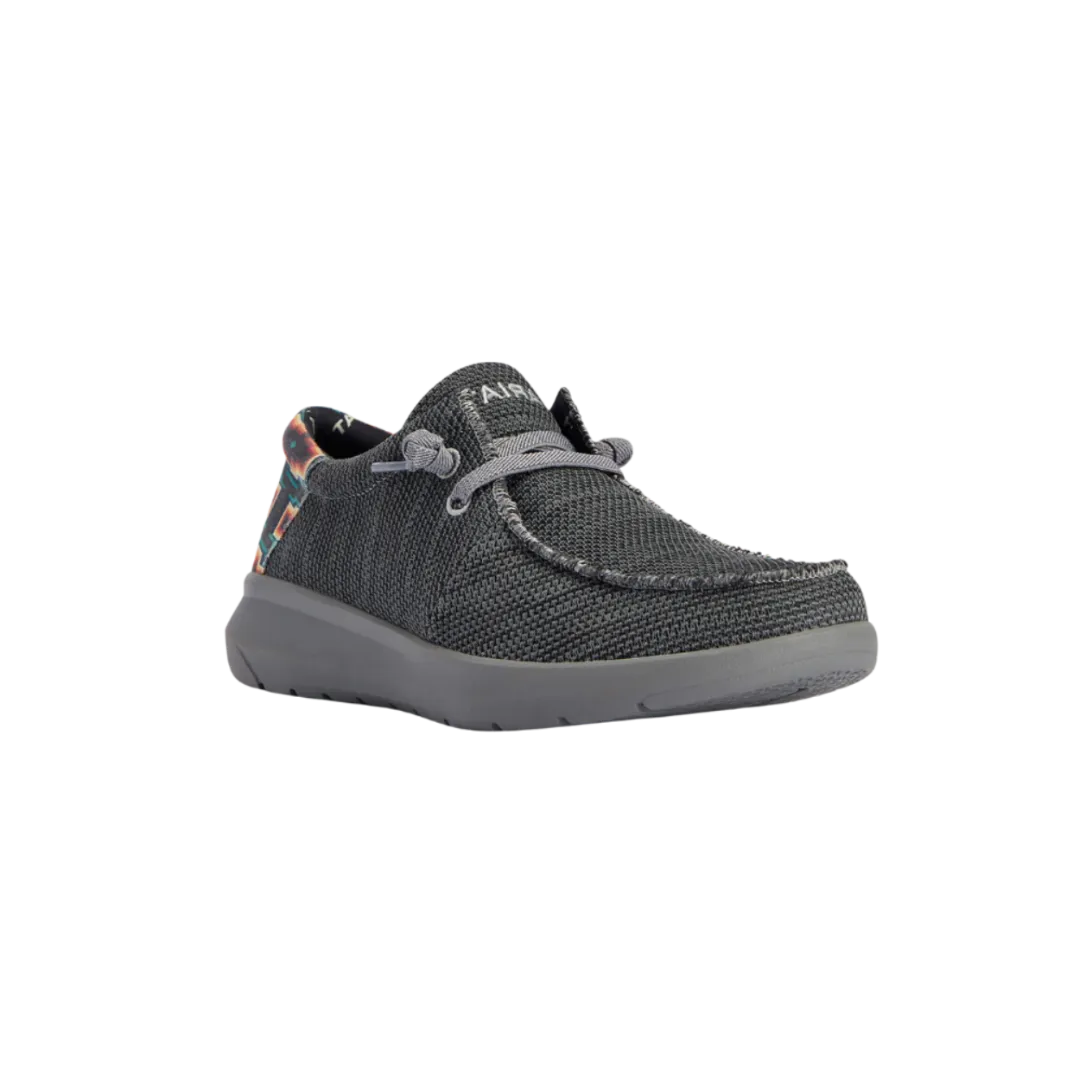 Ariat Men's Hilo Stretch Lace Heather Charcoal Shoe