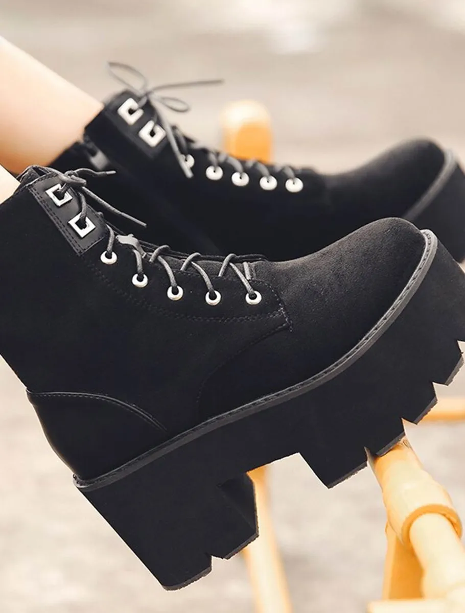 Black Platform Boots