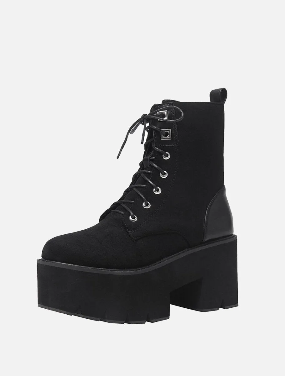 Black Platform Boots