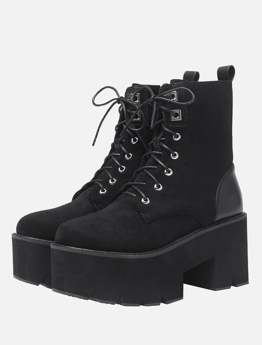 Black Platform Boots