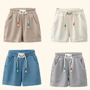 Boys Shorts: New Summer Boys Shorts Candy Color Beach Shorts for Kids Casual