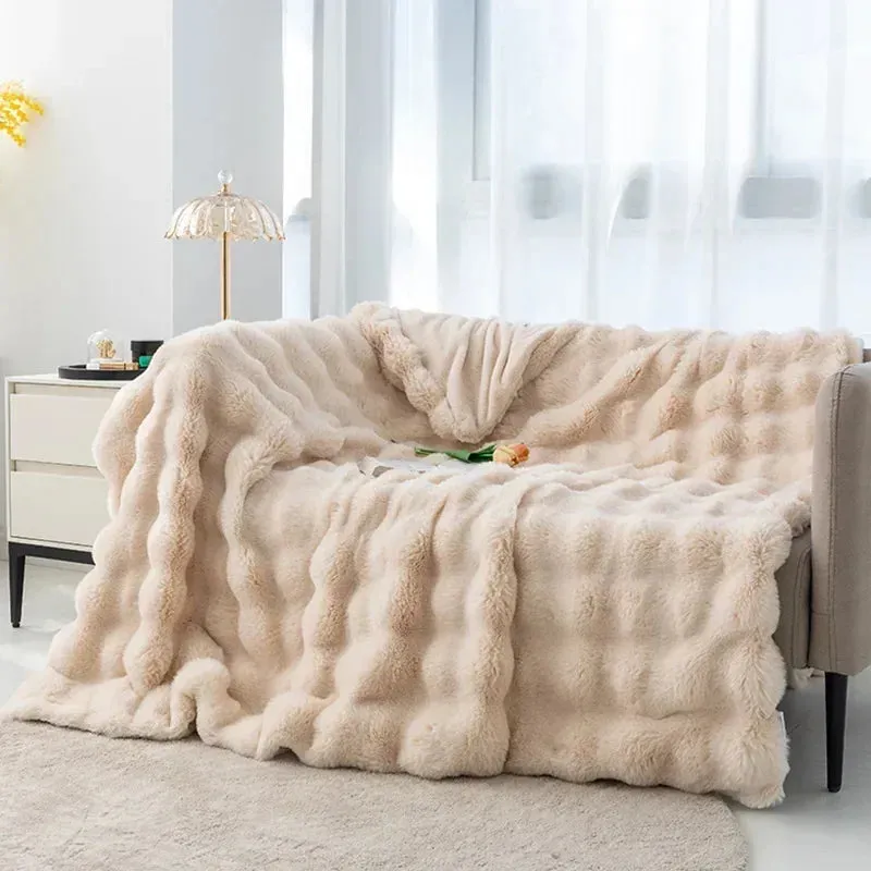 Bubble Plush Soft Blanket