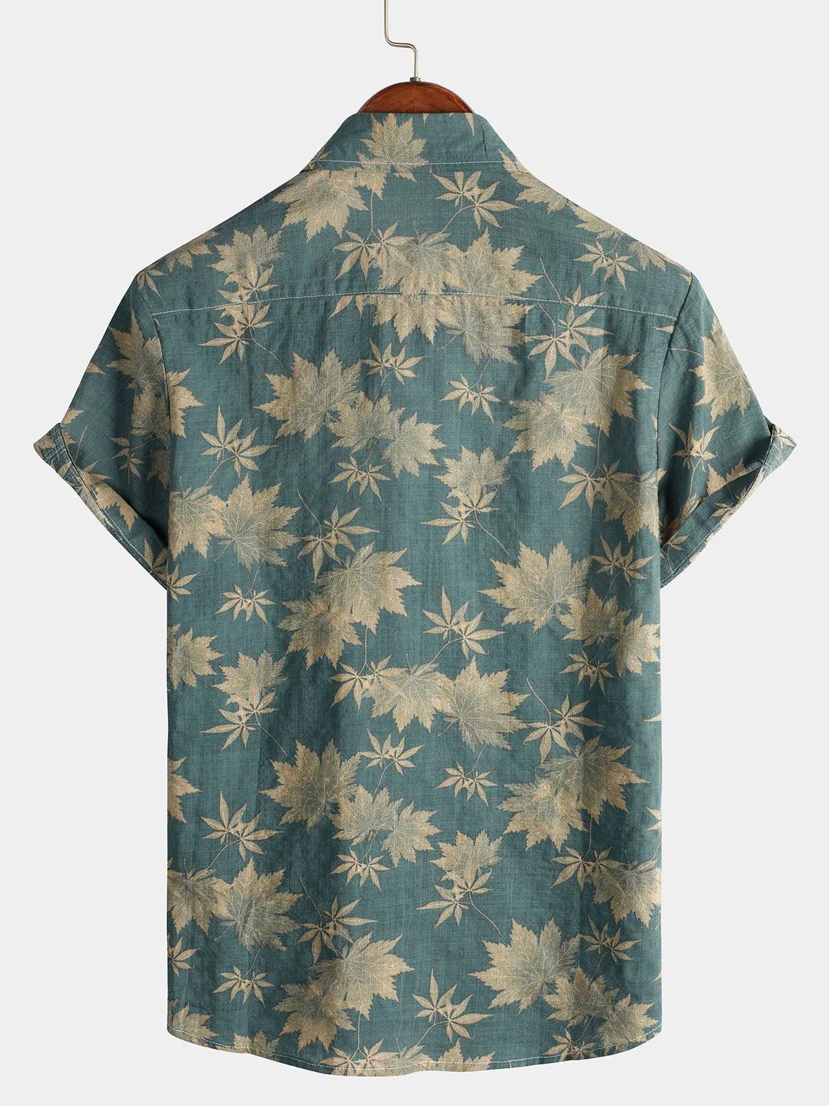 Bundle Of 3 | Men's Floral Print Vintage Flower Holiday Breathable Short Sleeve Shirts