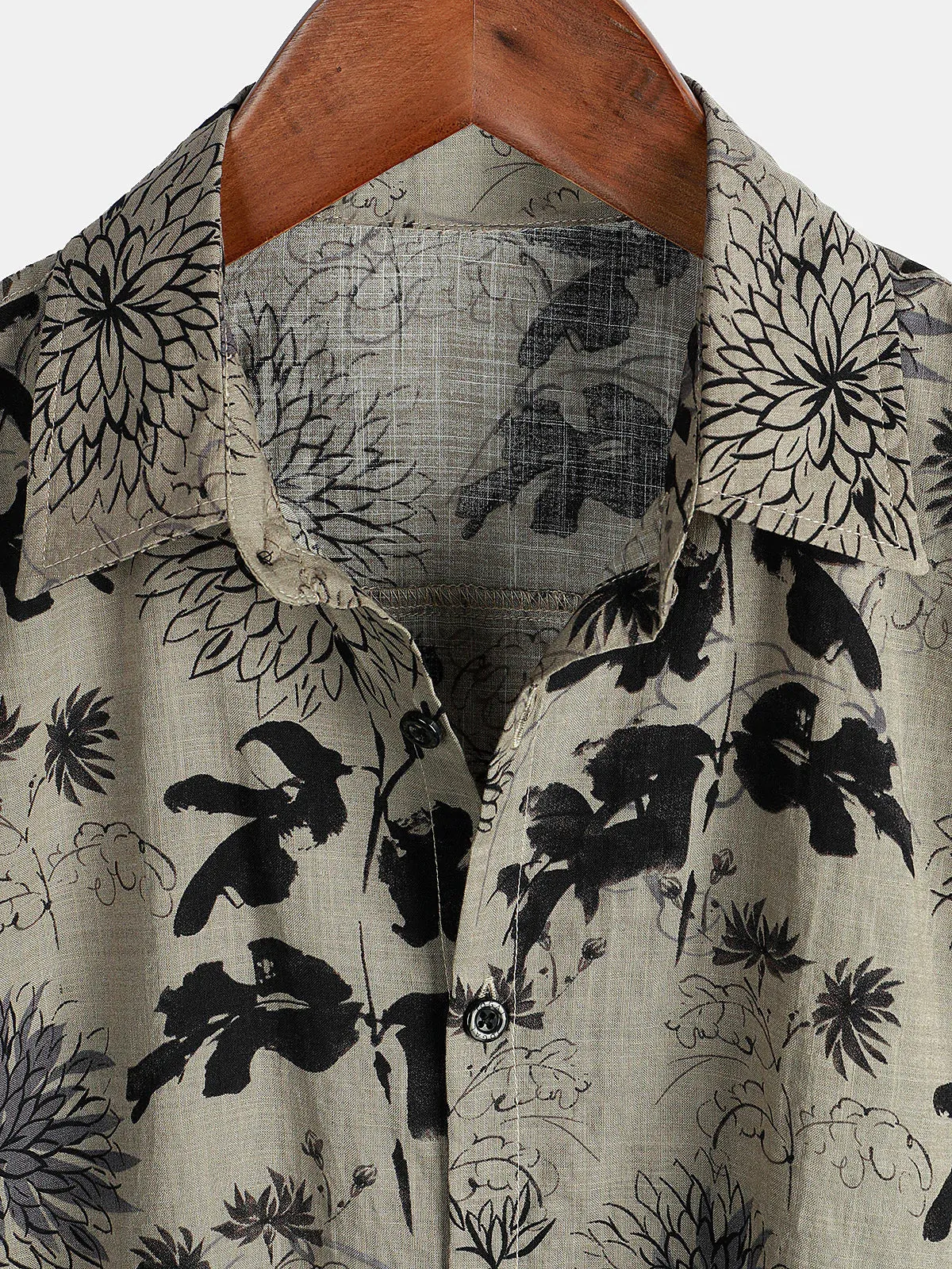 Bundle Of 3 | Men's Floral Print Vintage Flower Holiday Breathable Short Sleeve Shirts