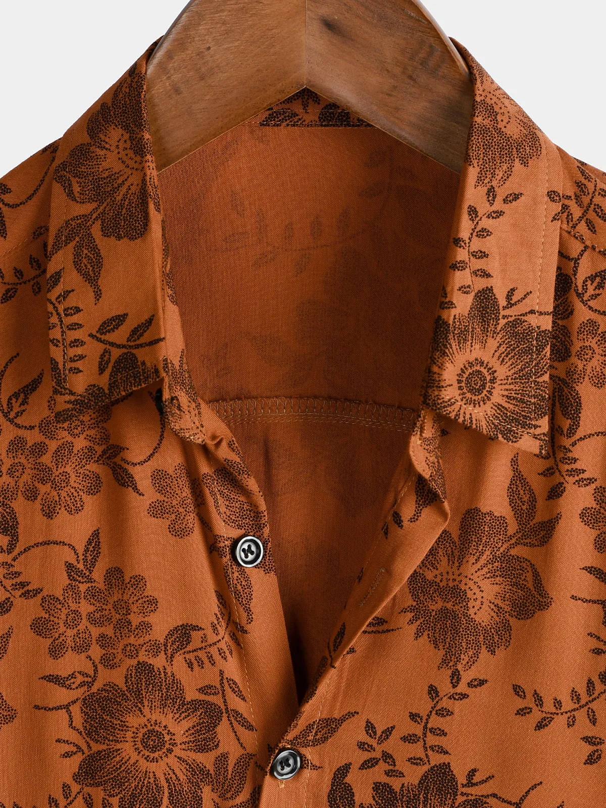 Bundle Of 3 | Men's Floral Print Vintage Flower Holiday Breathable Short Sleeve Shirts