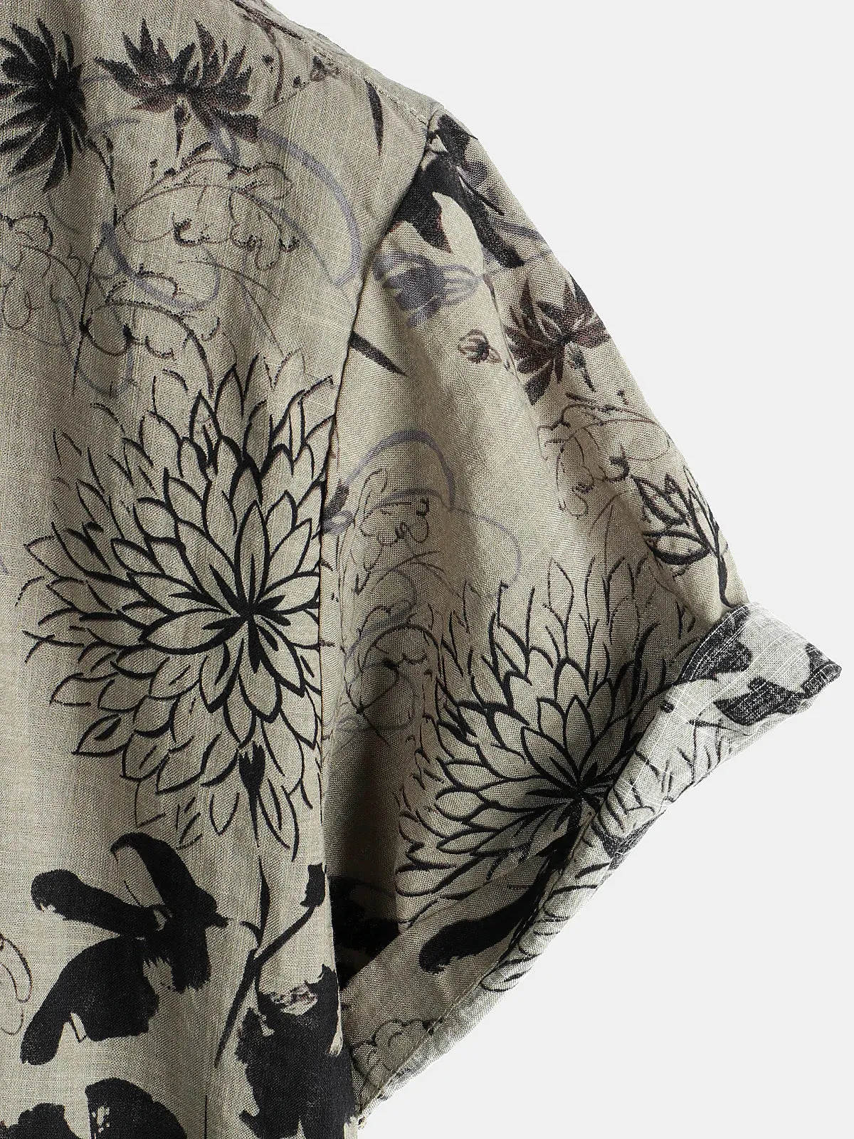 Bundle Of 3 | Men's Floral Print Vintage Flower Holiday Breathable Short Sleeve Shirts
