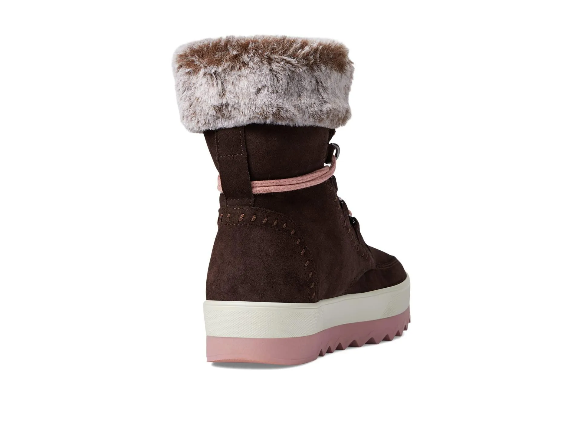 Cougar Women's Vanetta Cocoa Suede Size 9 Premium Faux Fur Mid Boot