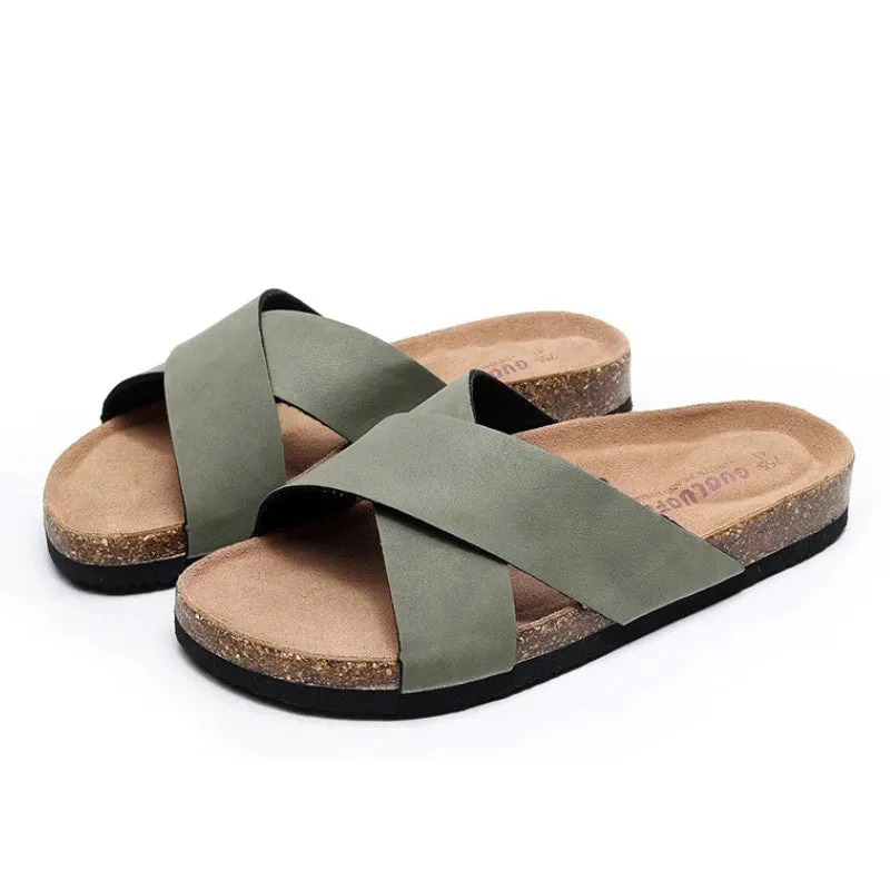 Cuzcare Women Orthopedic Sandals Lightweight Fashionable Walking Slides