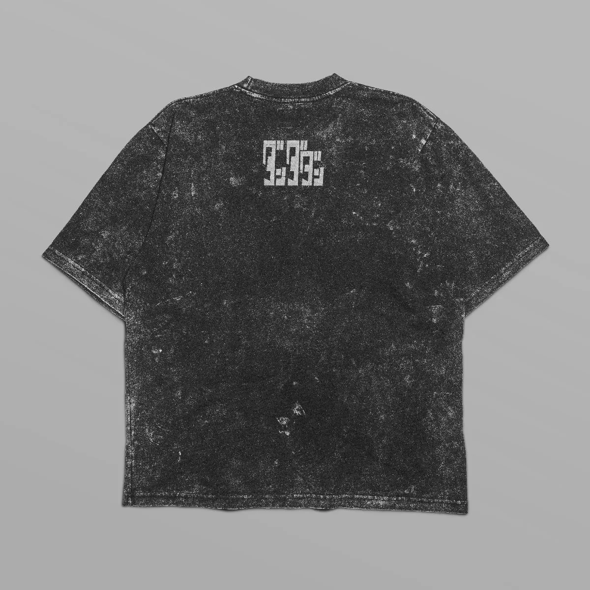 Dandadan Monochrome Oversized T-Shirt – Okarun Graphic Front & Logo Back
