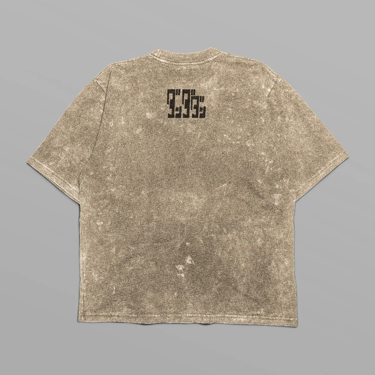 Dandadan Monochrome Oversized T-Shirt – Okarun Graphic Front & Logo Back
