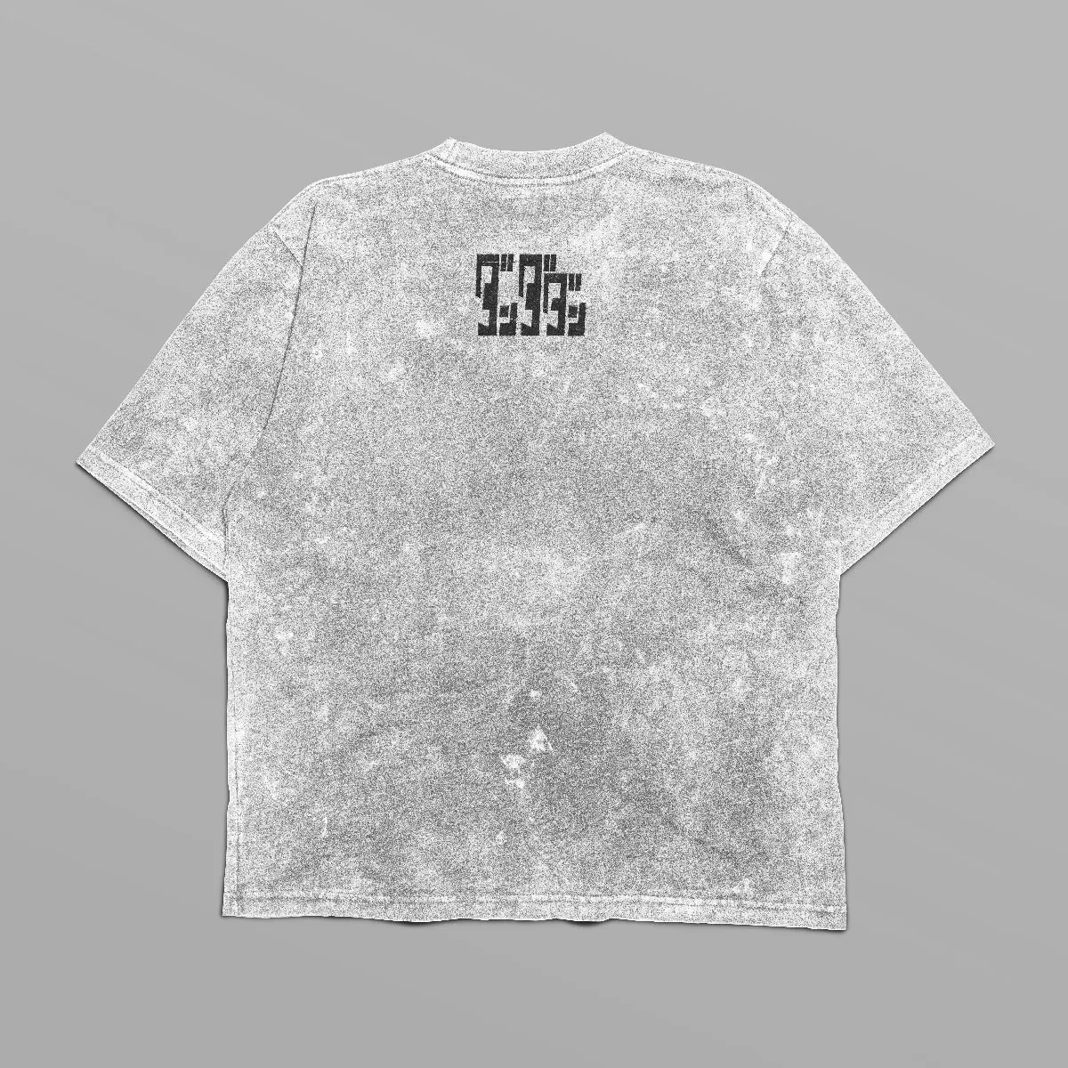 Dandadan Monochrome Oversized T-Shirt – Okarun Graphic Front & Logo Back