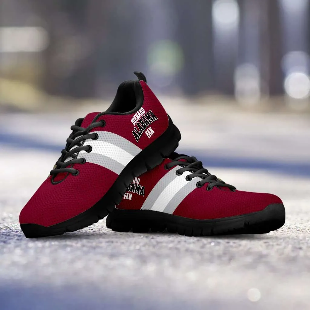 Diehard Alabama Fan Running Shoes Diehard Football Fan