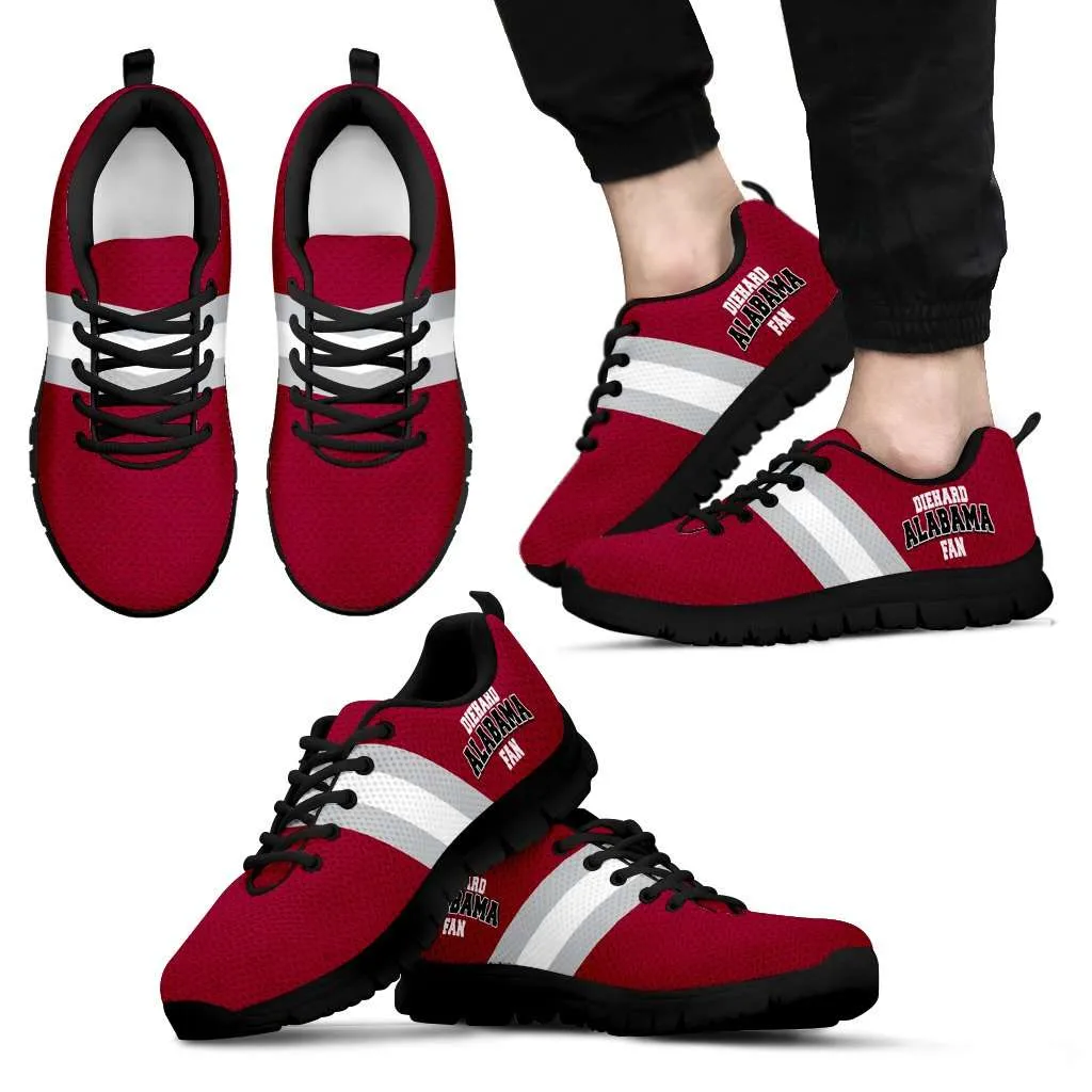 Diehard Alabama Fan Running Shoes Diehard Football Fan