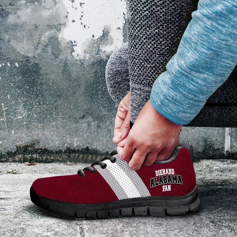 Diehard Alabama Fan Running Shoes Diehard Football Fan