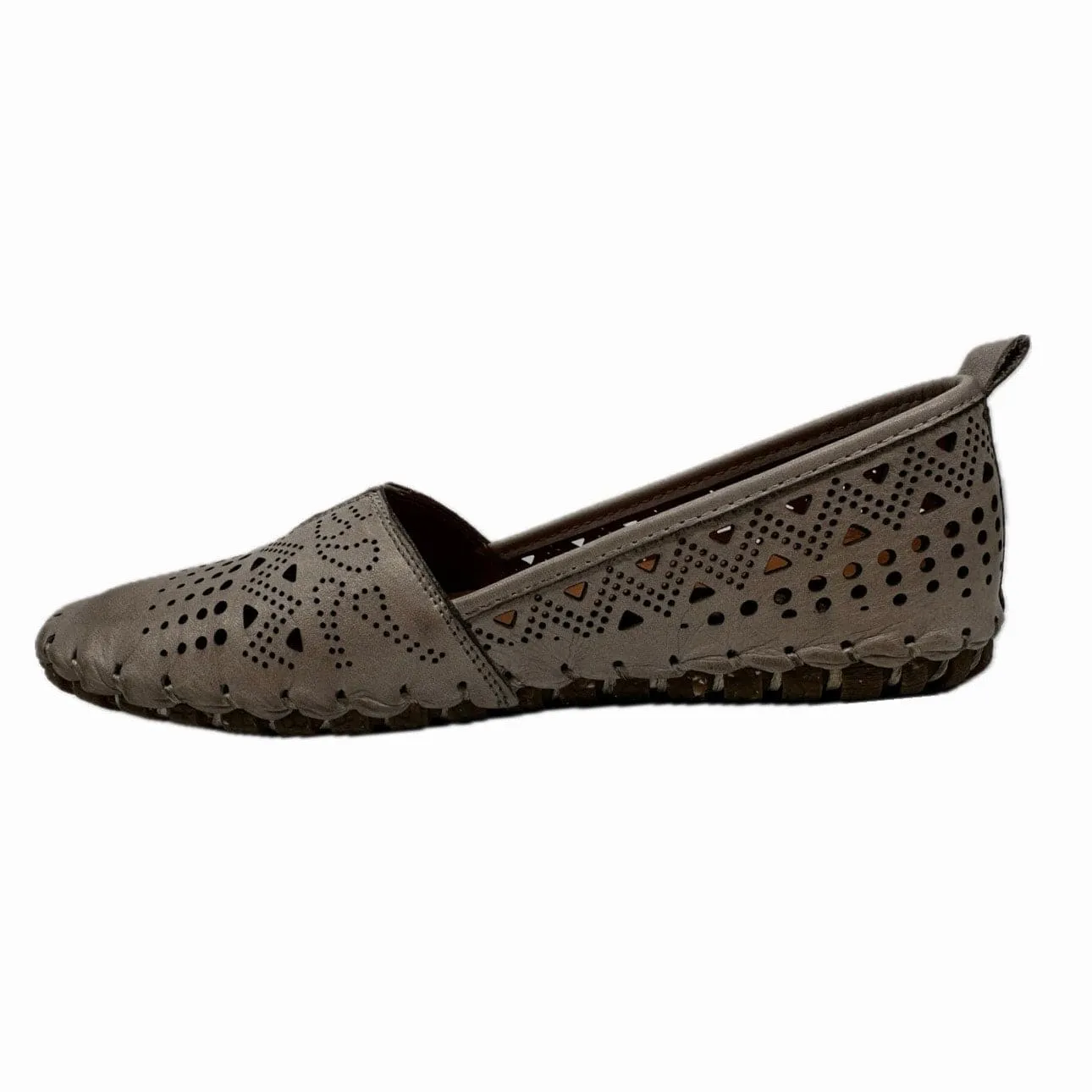 Everly Women's Luna 03 Slip Ons- Grey