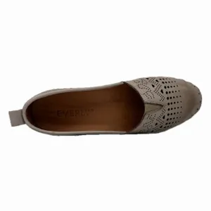 Everly Women's Luna 03 Slip Ons- Grey