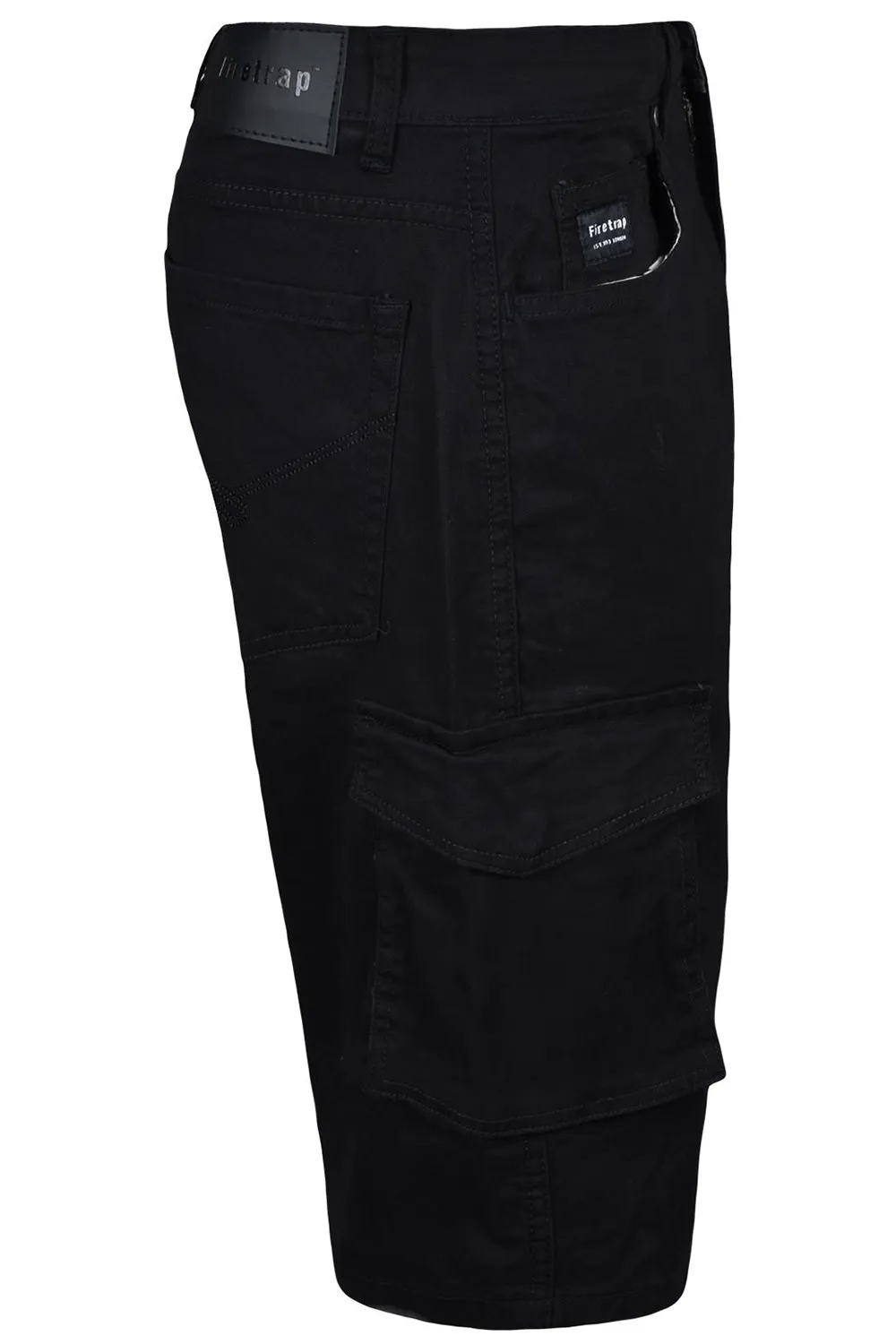 Firetrap Mens Chino Cargo Shorts