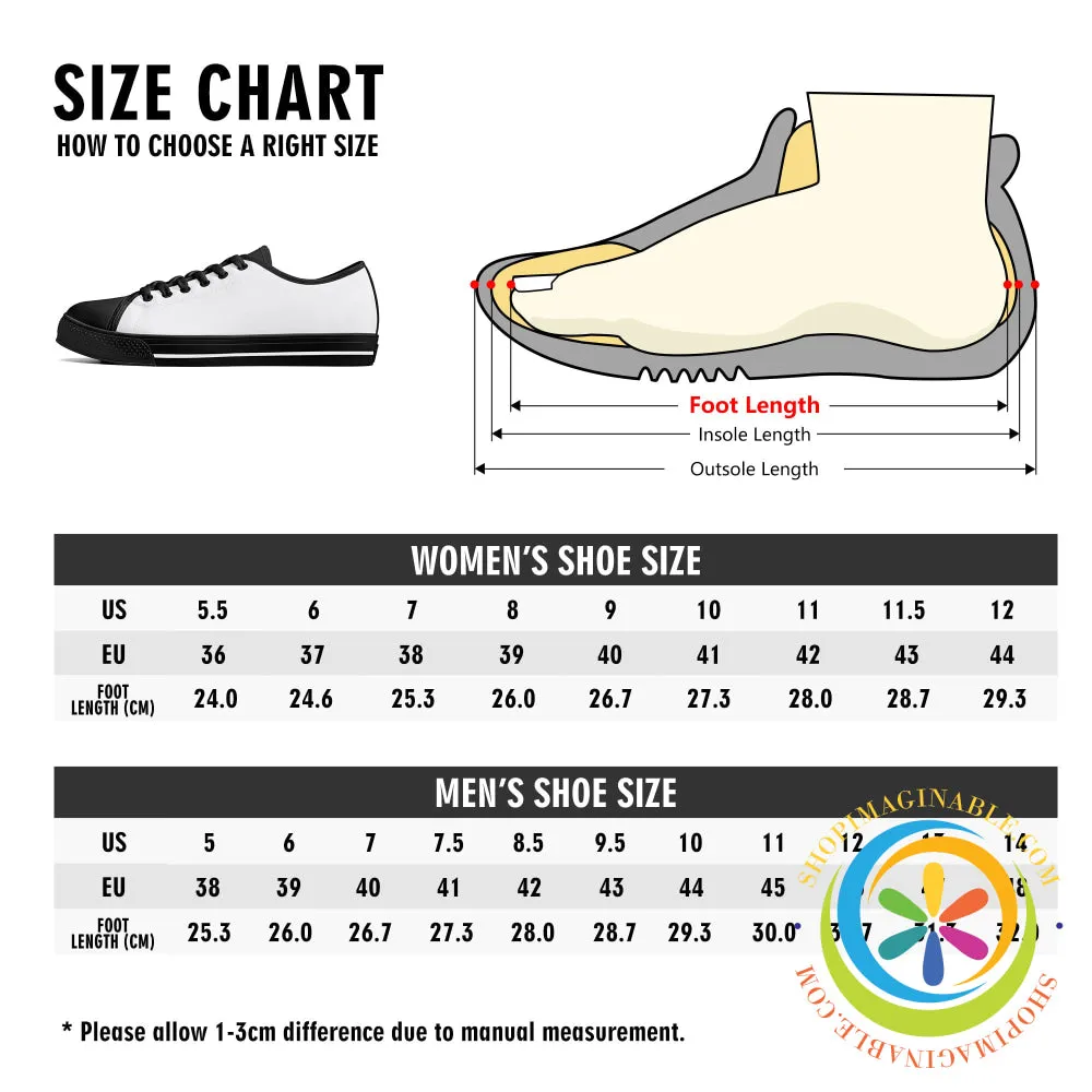 Good Luck Chuck Ladies Low Top Canvas Shoes