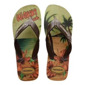 HAVAIANAS SURF - SAND GREY/DARK BROWN/BEIGE