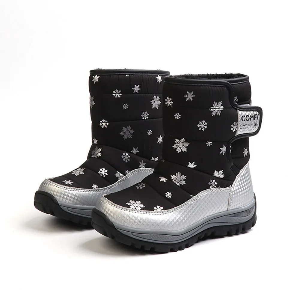 Kid Waterproof Snow Boots Outdoor Winter Shoes