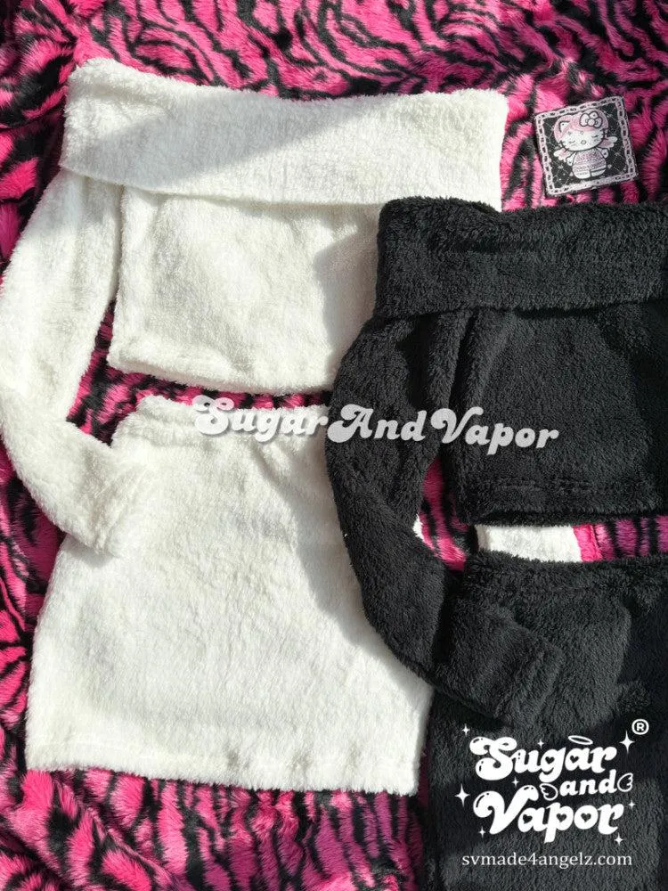 Lambie Cute Warm Fleece Skirt Set