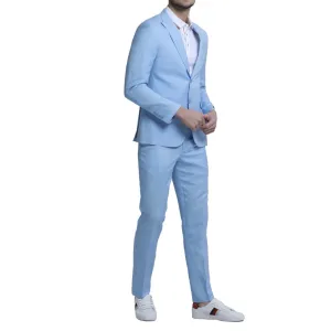 Light Blue Linen Suit – Breathable & Stylish for 2025