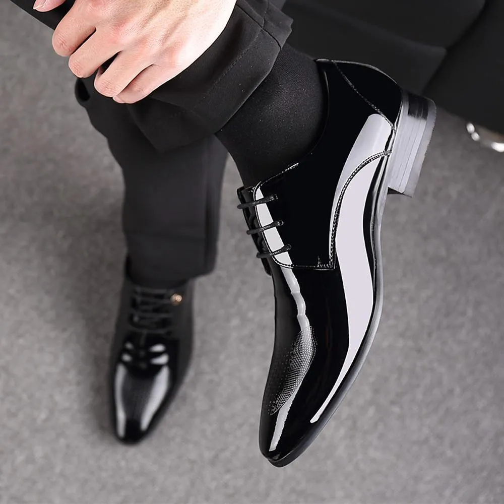 Men's Formal Patent Leather Spring Oxfords Shoes