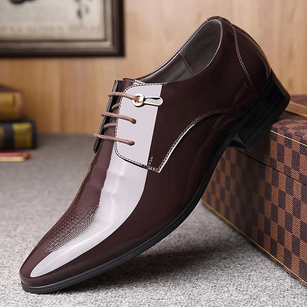 Men's Formal Patent Leather Spring Oxfords Shoes