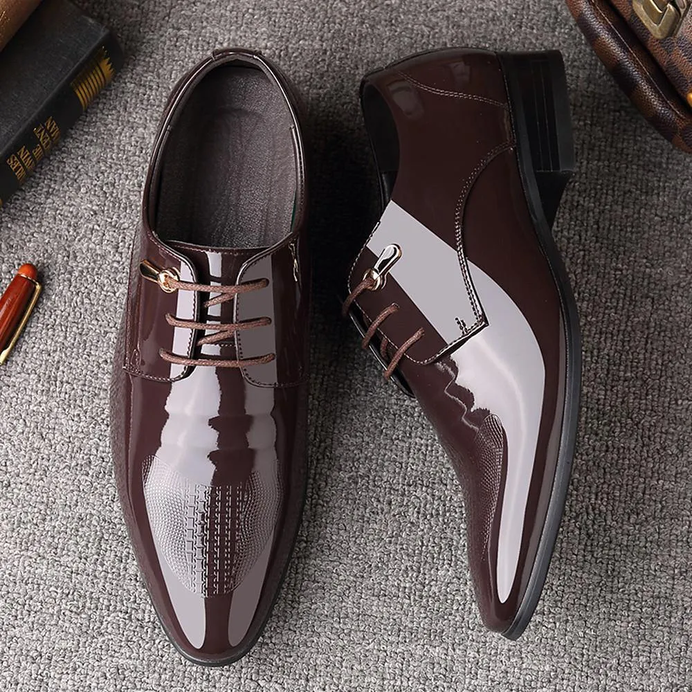 Men's Formal Patent Leather Spring Oxfords Shoes