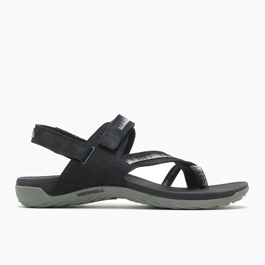 Merrell Women's Terran 3 Cush Post Convert Sandals- Black