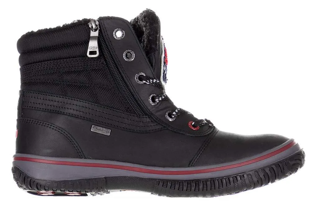 Pajar Men's Tavin 2.0 Size 10 Black Leather With Ballistic Nylon Waterproof Snow Boots