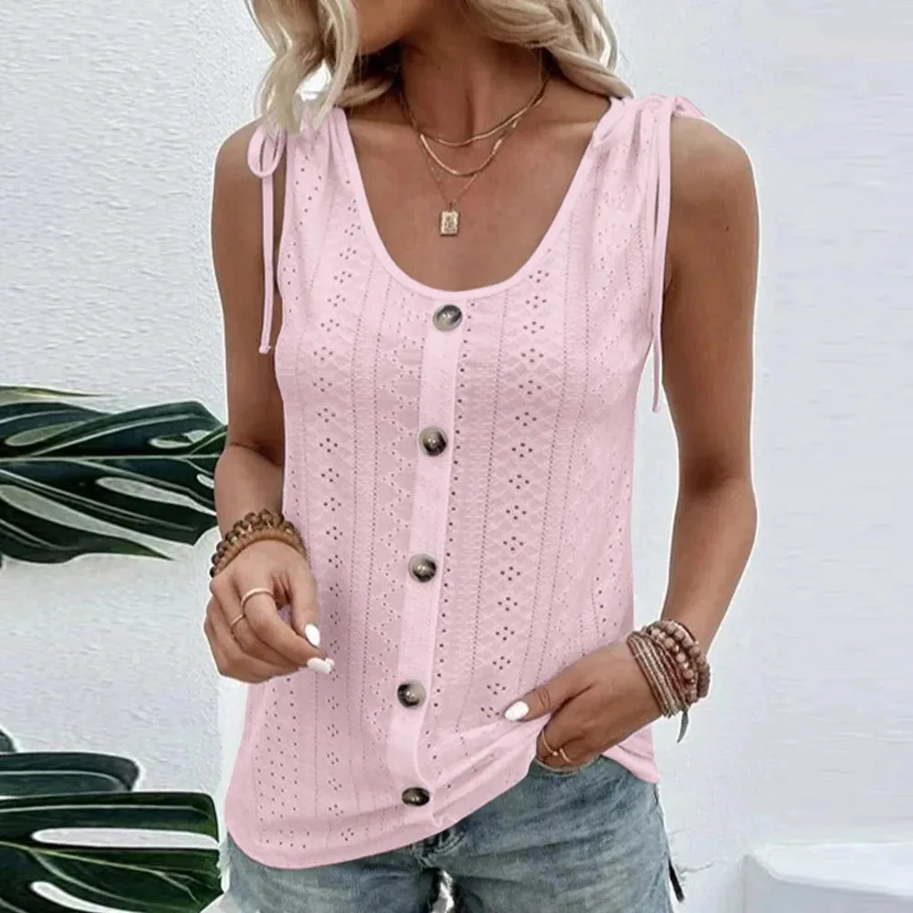 Plus Size Oversized Women's Fashion Sleeveless Tank Top Tee